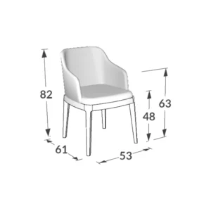 Cadeira Zara Com Braços-03 Silla Zara